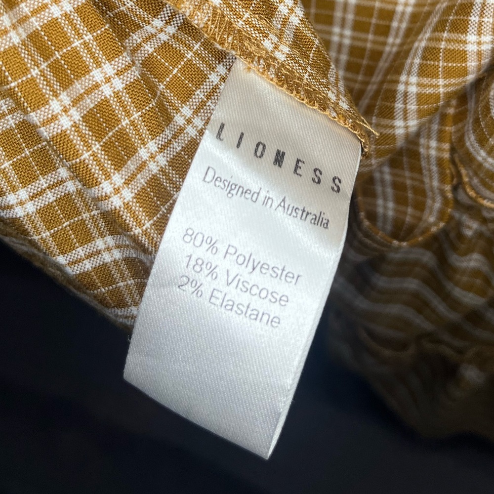 Lioness gingham mini dress - size small - Picture 12 of 15